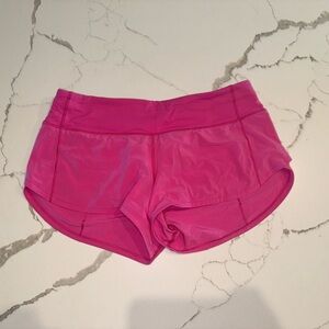Lululemon Athletica Pink Athletic Shorts